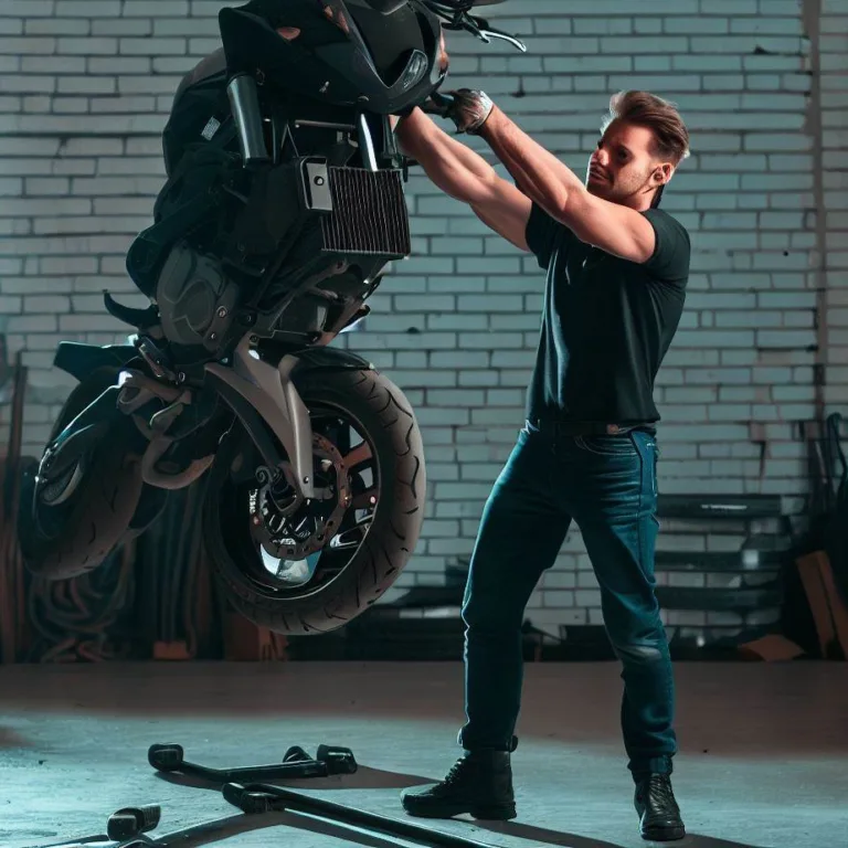Jak podnieść motocykl